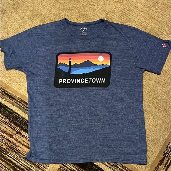 League Blue Provincetown, Cape Cod Tee - Picture 1 of 6